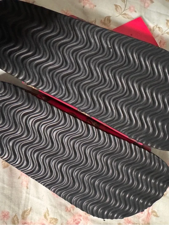 Red Atlanta United Double-Buckle Slide Sandals - Picture 3 of 3